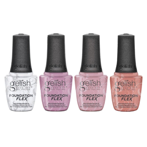 Gelish - Foundation Flex Soak-Off Rubber Base Nail Gel Set (0.5 oz)