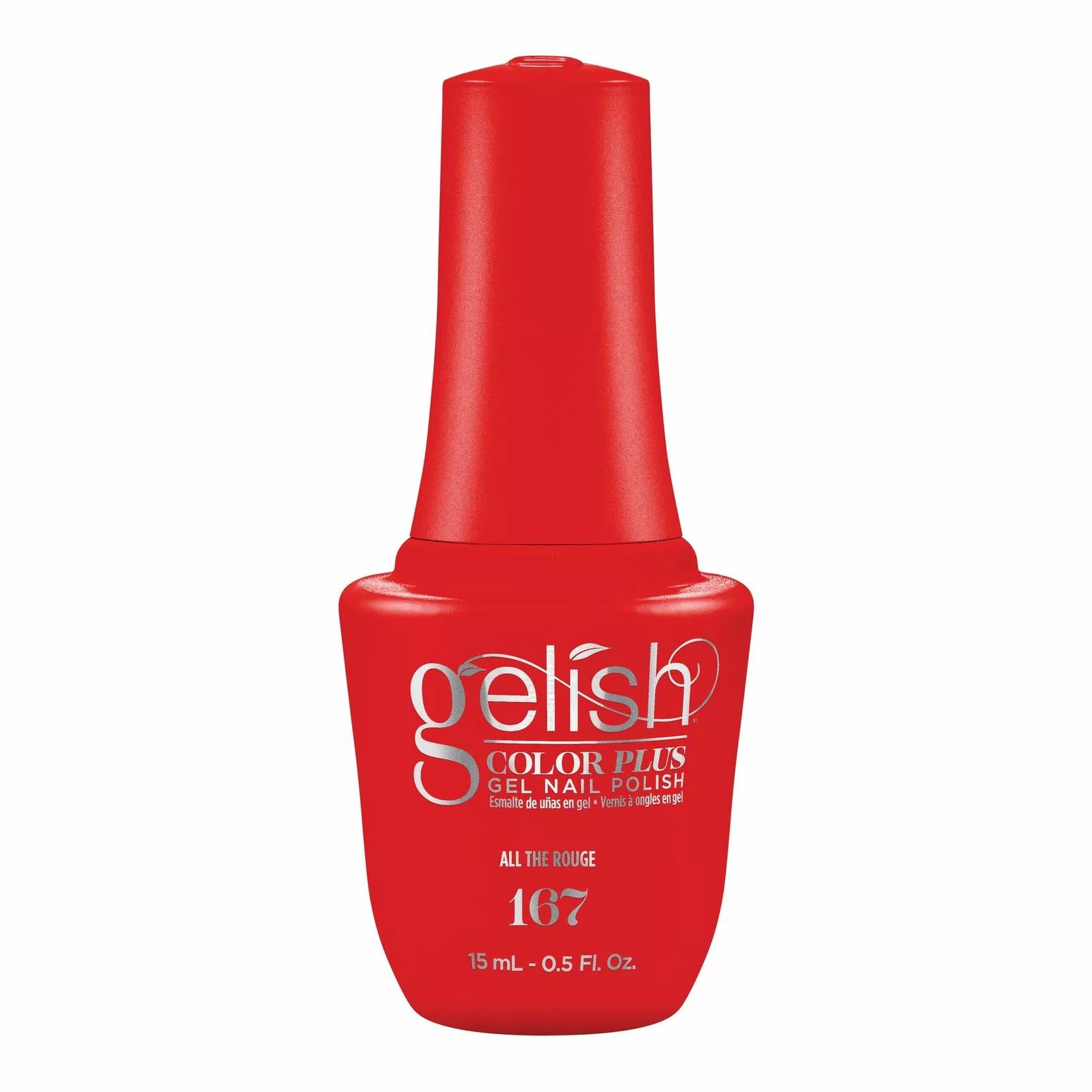 Gelish Gel Color Plus - All The Rouge 0.5 oz - Gel Polish at Beyond Polish