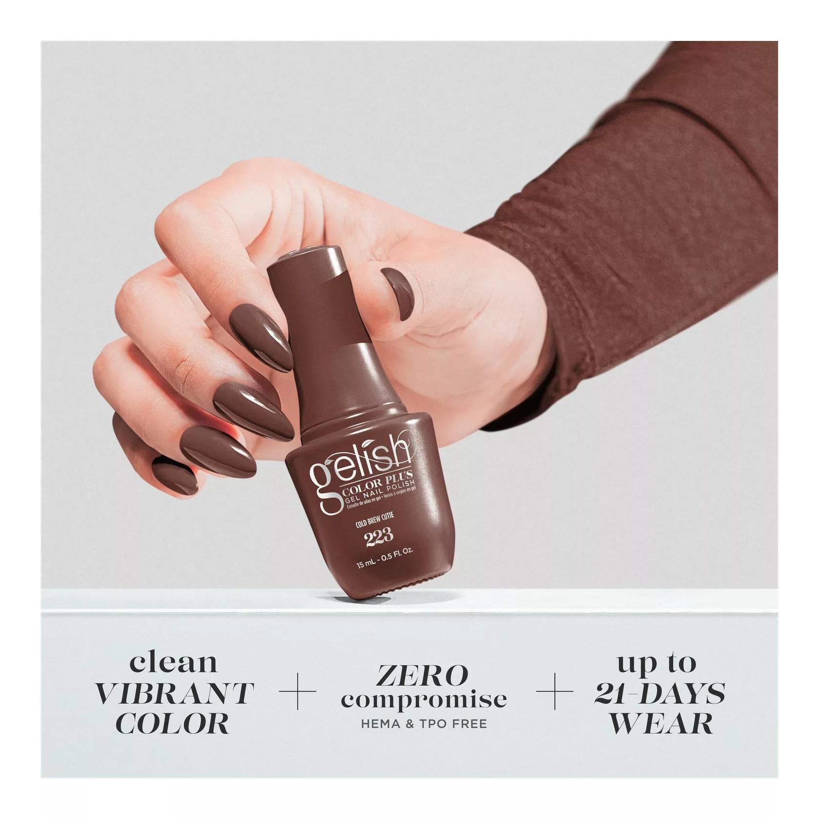 Gelish Gel Color Plus - Cold Brew Cutie 0.5 oz - Gel Polish at Beyond Polish