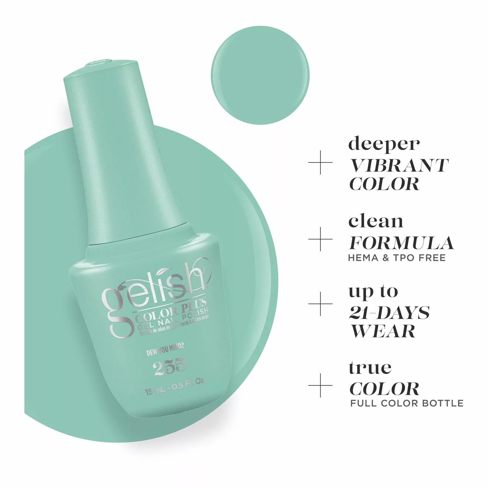 Gelish Gel Color Plus - Dew You Mind? 0.5 oz - Gel Polish at Beyond Polish