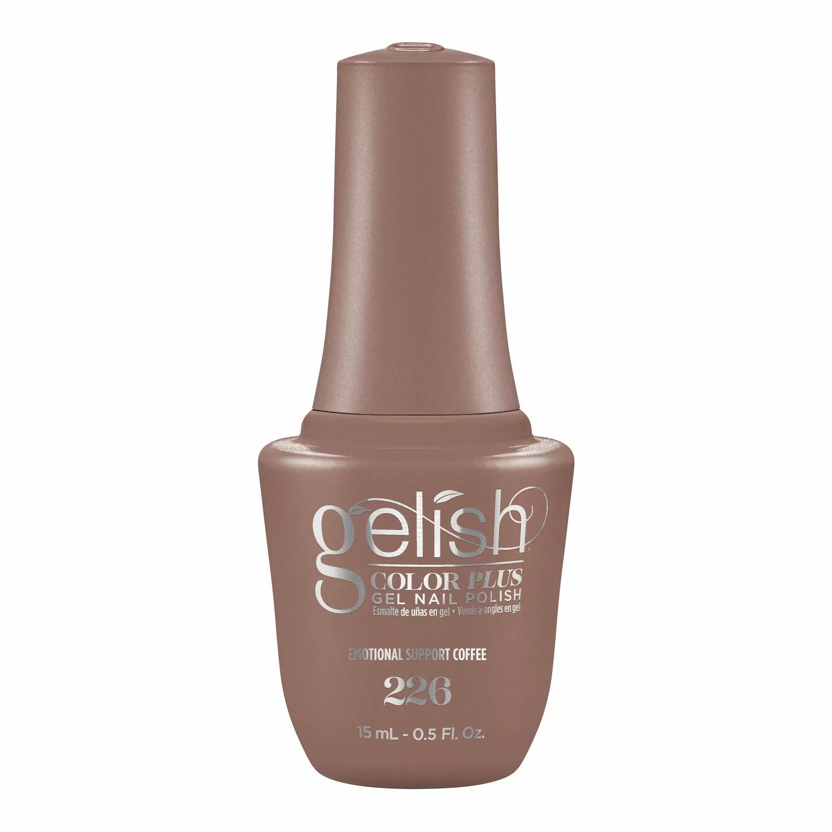 Gelish Gel Color Plus - Emotional Support Coffee 0.5 oz - Gel Polish at Beyond Polish