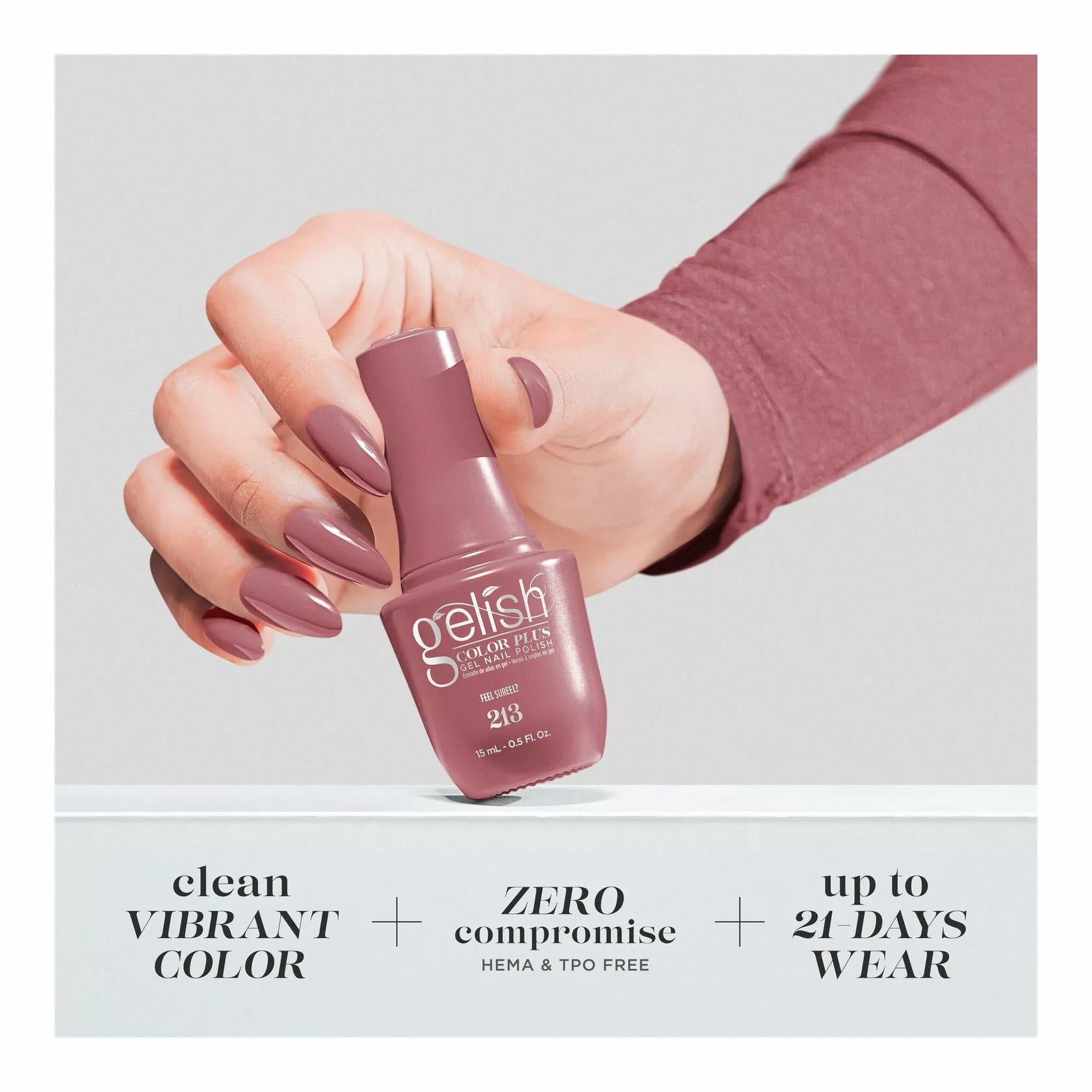 Gelish Gel Color Plus - Feel Sureel? 0.5 oz - Gel Polish at Beyond Polish