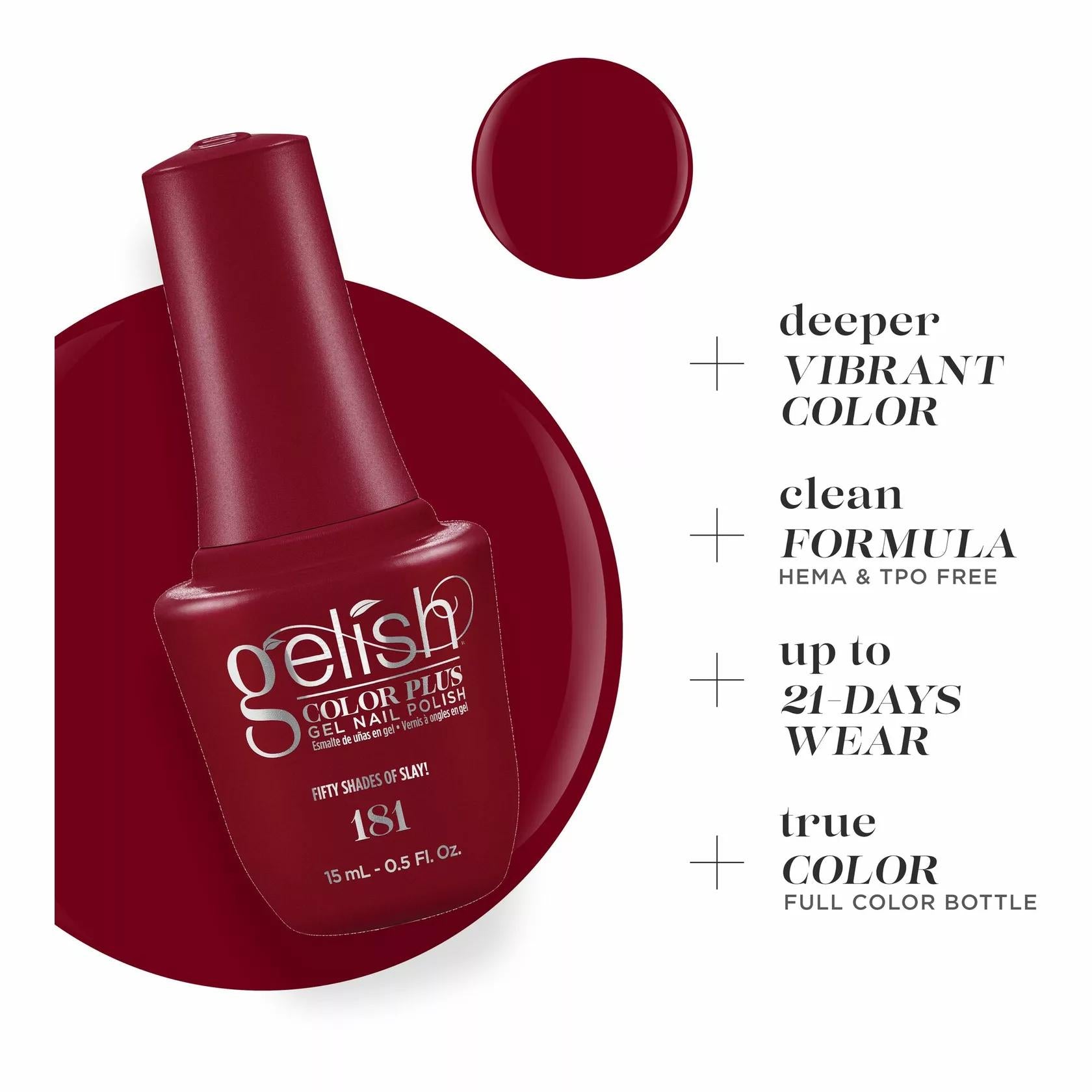 Gelish Gel Color Plus - Fifty Shades Of Slay! 0.5 oz - Gel Polish at Beyond Polish