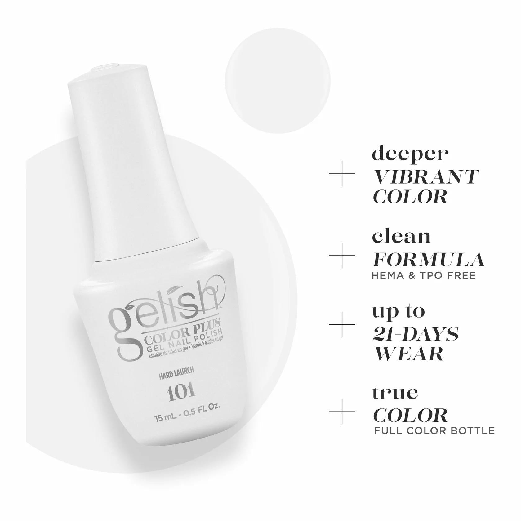 Gelish Gel Color Plus - Hard Launch 0.5 oz - Gel Polish at Beyond Polish