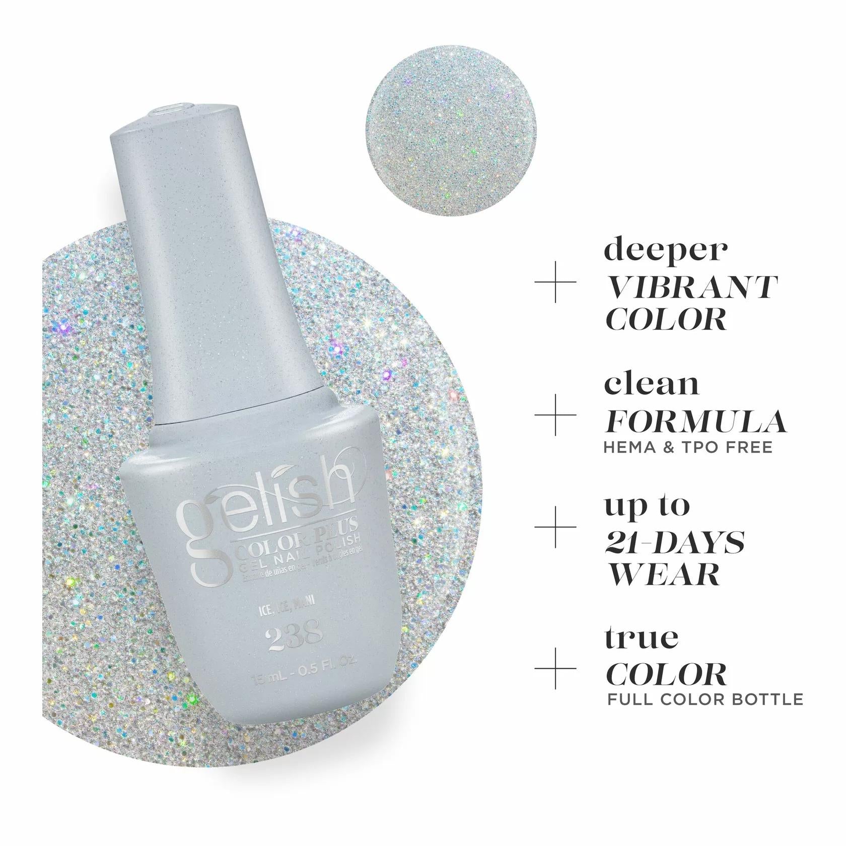 Gelish Gel Color Plus - Ice, Ice, Mani 0.5 oz - Gel Polish at Beyond Polish