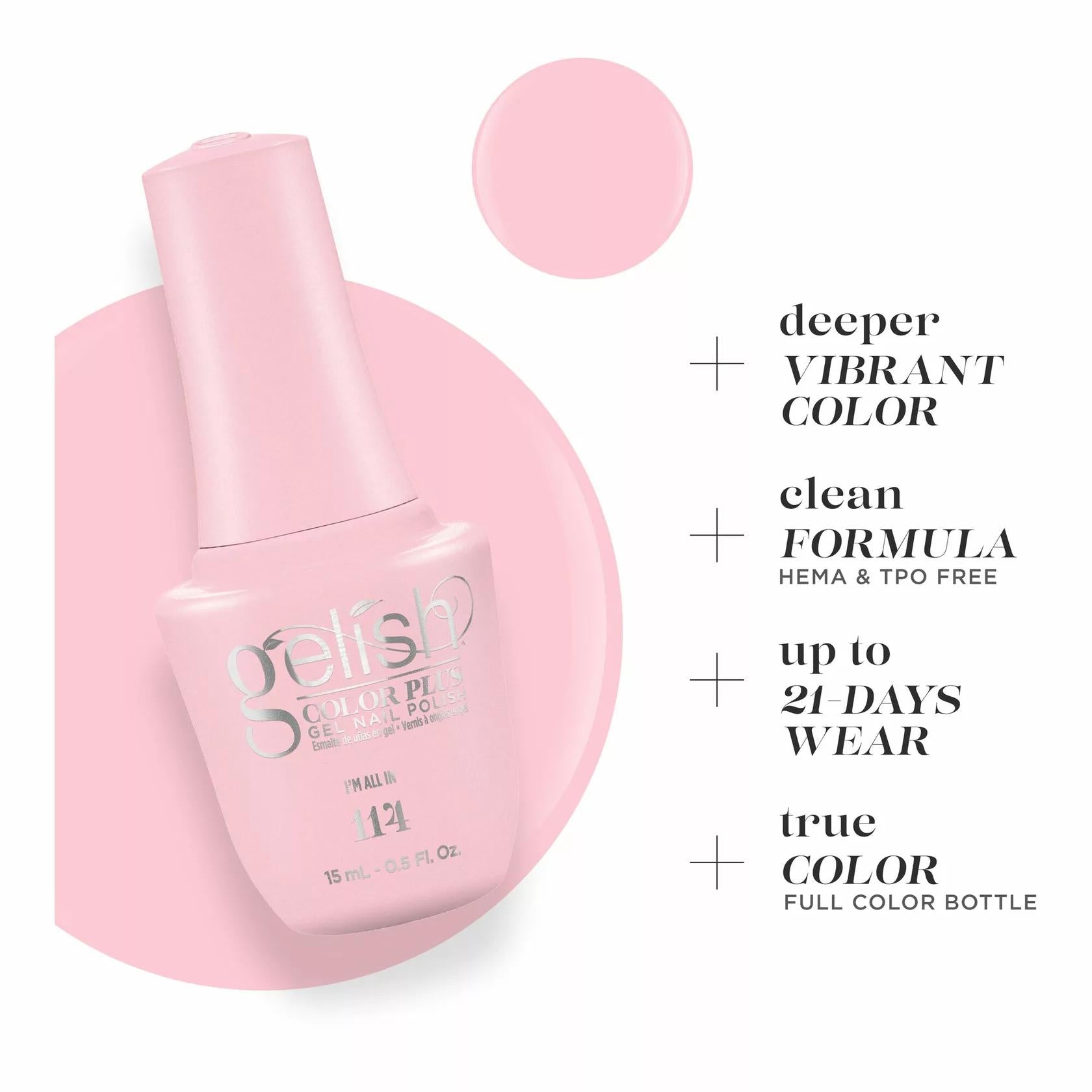 Gelish Gel Color Plus - I'm All In 0.5 oz - Gel Polish at Beyond Polish