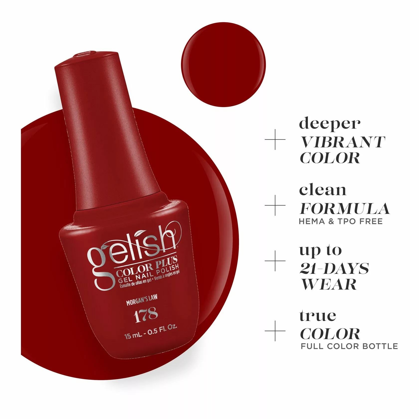 Gelish Gel Color Plus - Morgan's Law 0.5 oz - Gel Polish at Beyond Polish