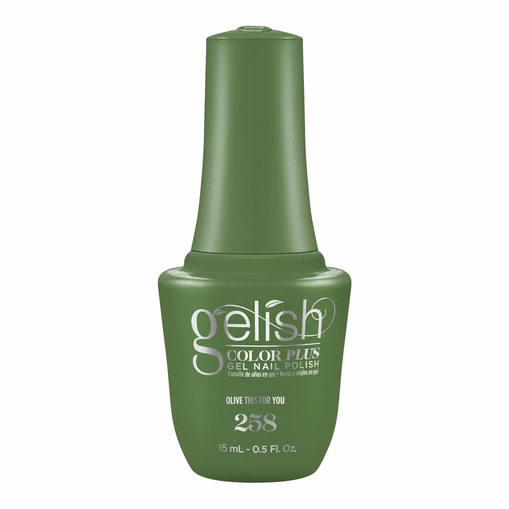Gelish Gel Color Plus - Olive This For You 0.5 oz - Gel Polish at Beyond Polish