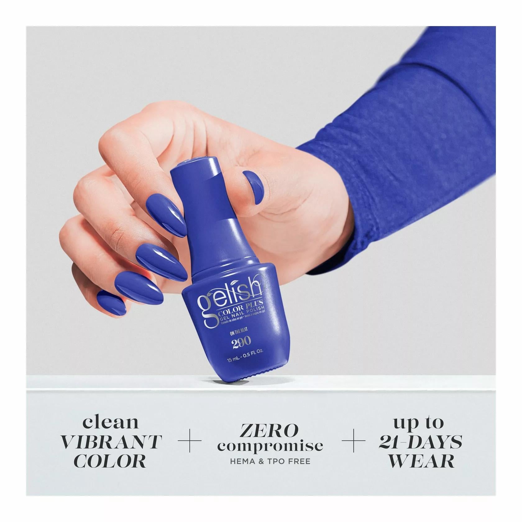 Gelish Gel Color Plus - On The Beat 0.5 oz - Gel Polish at Beyond Polish