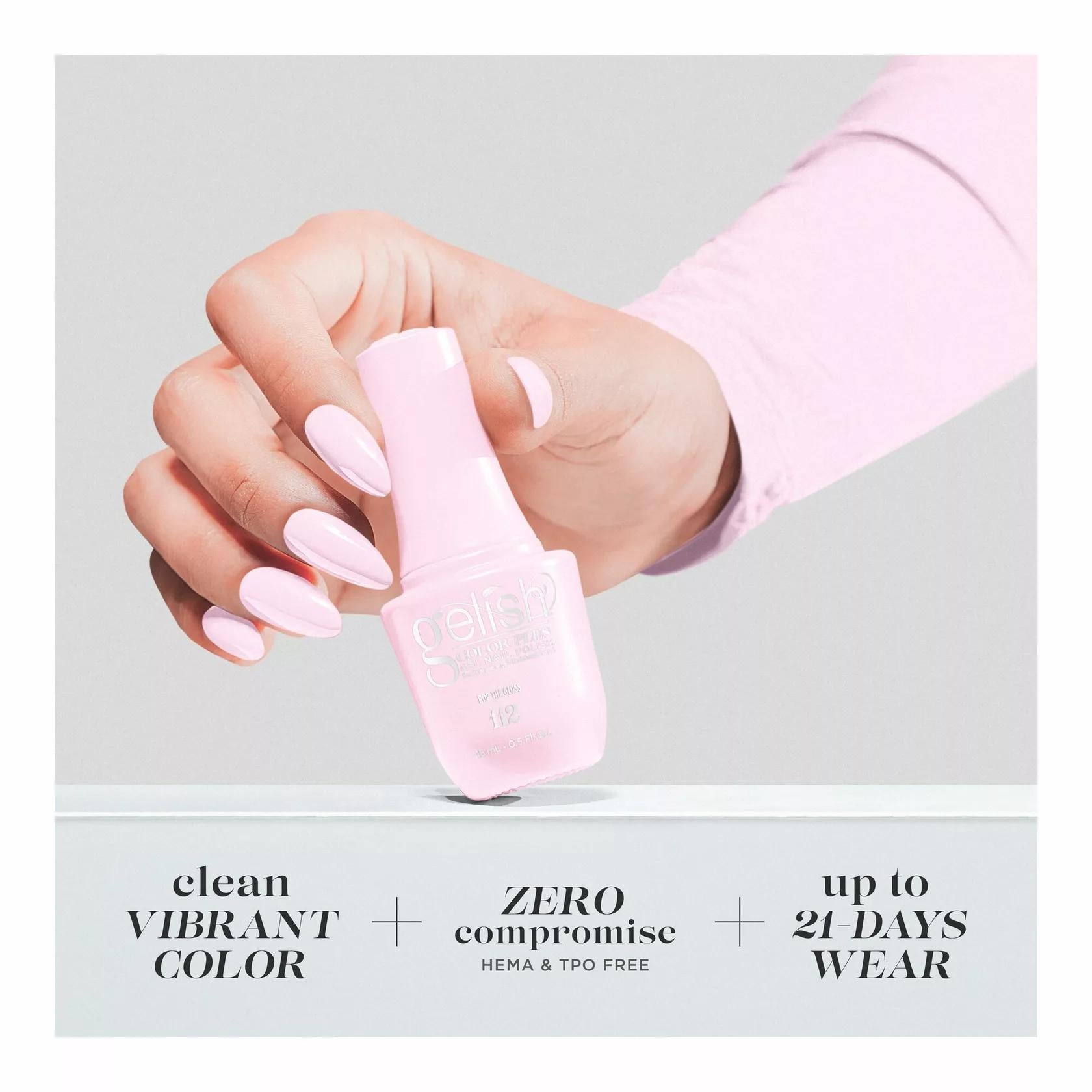 Gelish Gel Color Plus - Pop The Gloss 0.5 oz - Gel Polish at Beyond Polish