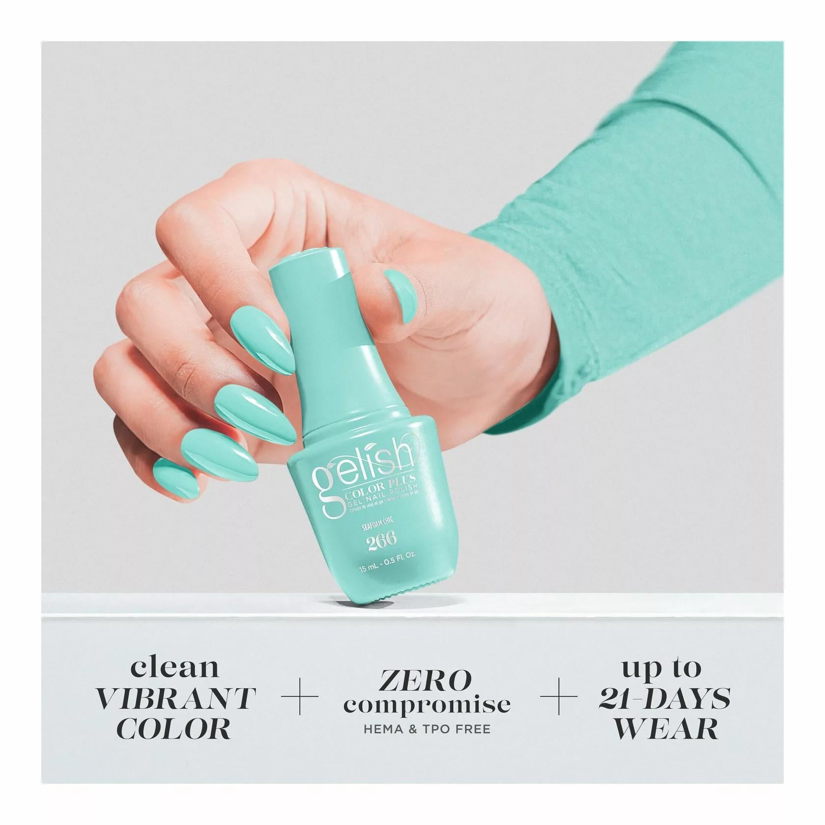 Gelish Gel Color Plus - Seafoam Chic 0.5 oz - Gel Polish at Beyond Polish