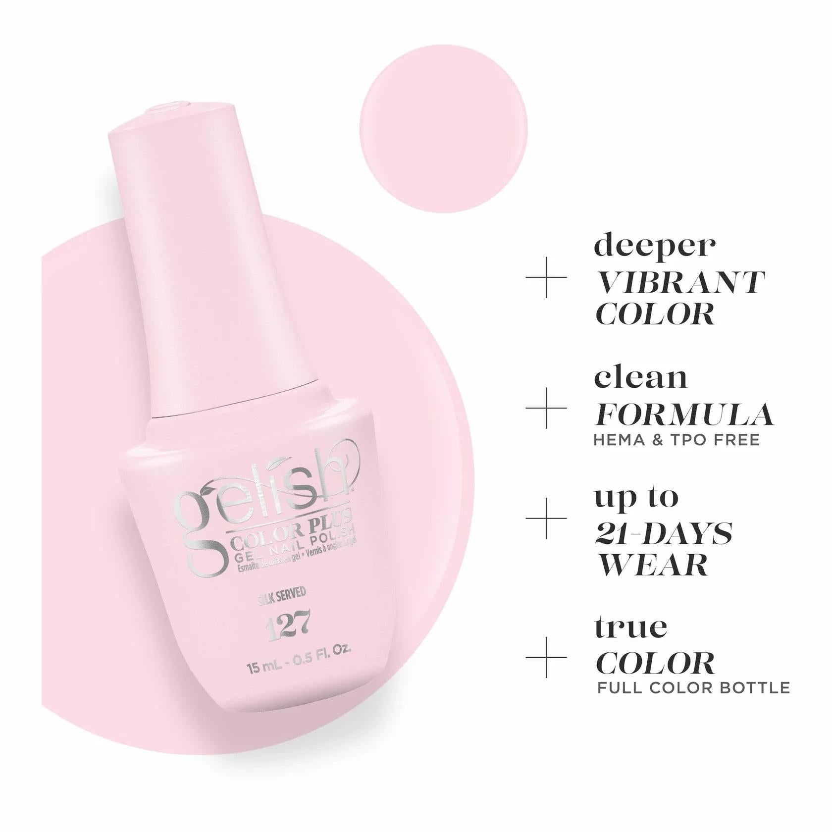 Gelish Gel Color Plus - Silk Served 0.5 oz - Gel Polish at Beyond Polish