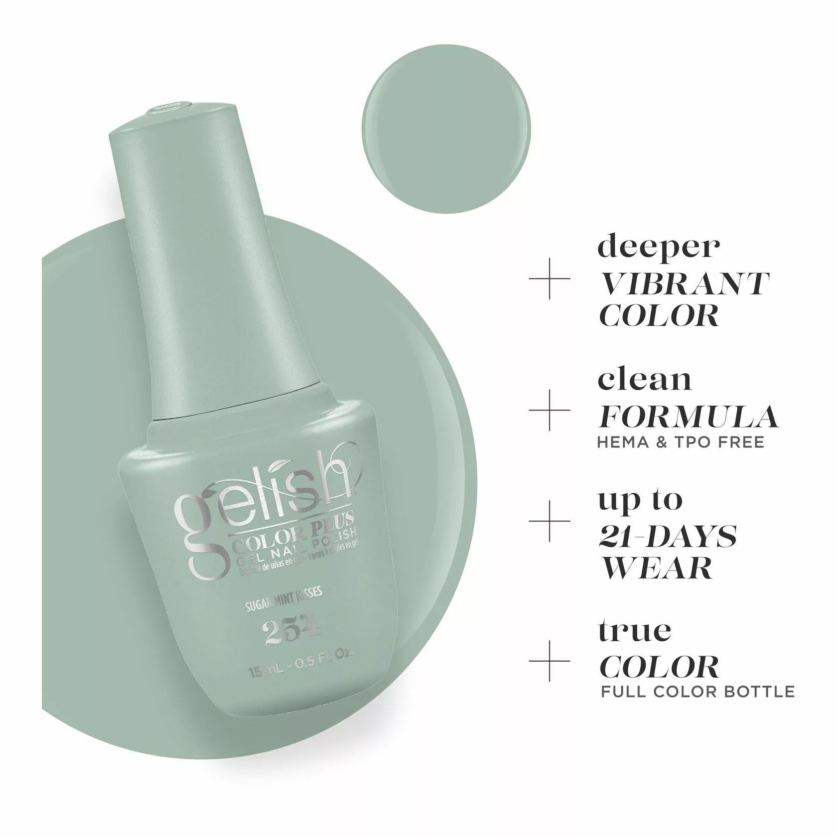 Gelish Gel Color Plus - Sugar Mint Kisses 0.5 oz - Gel Polish at Beyond Polish
