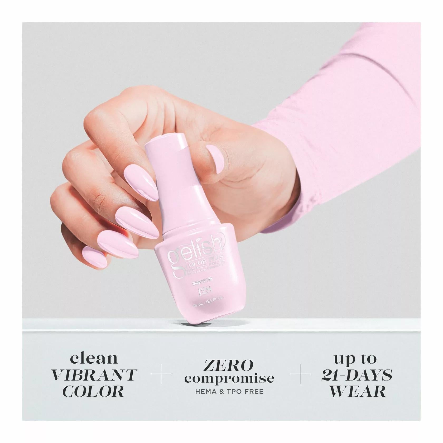 Gelish Gel Color Plus - Whisper In Pink 0.5 oz - Gel Polish at Beyond Polish
