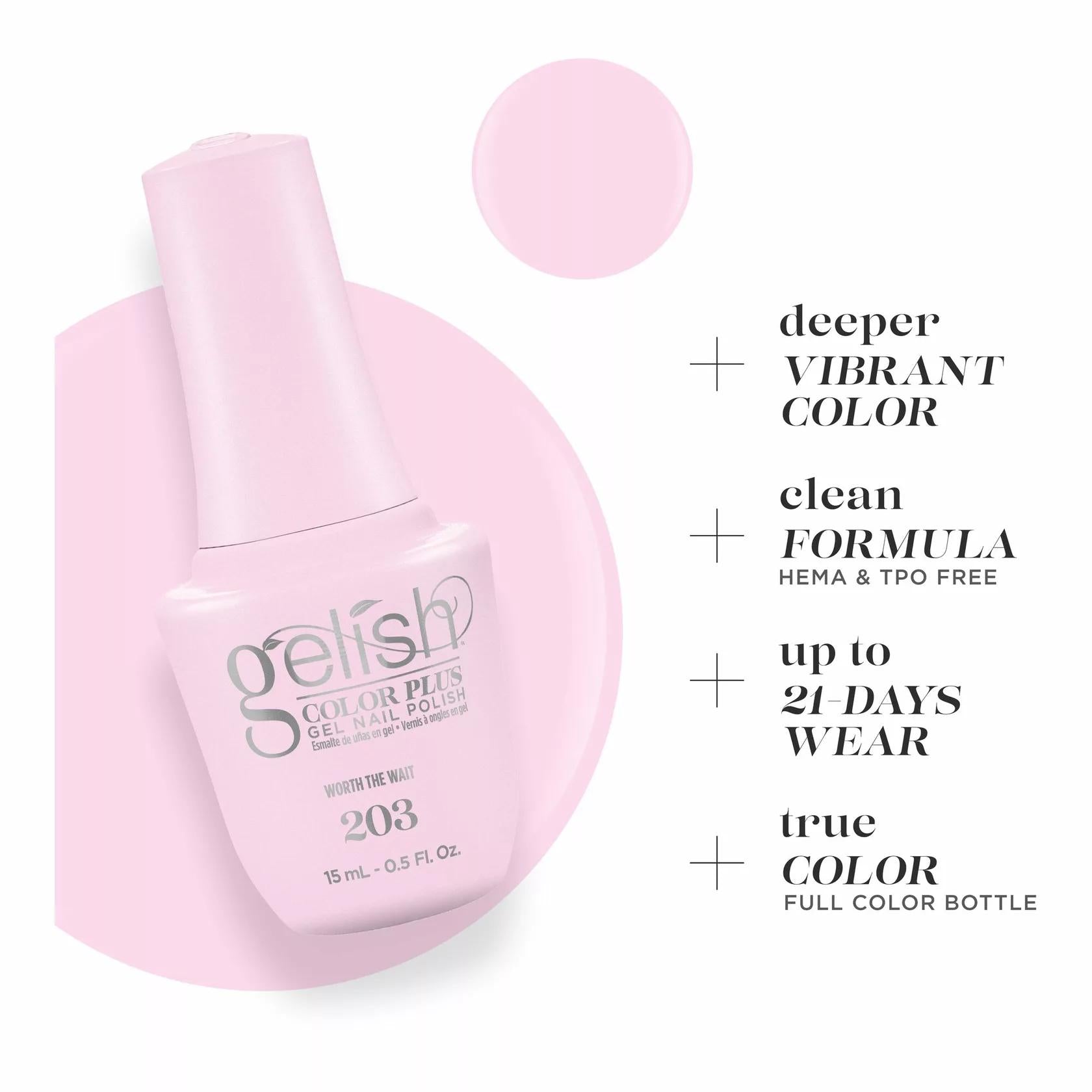 Gelish Gel Color Plus - Worth The Wait 0.5 oz - Gel Polish at Beyond Polish