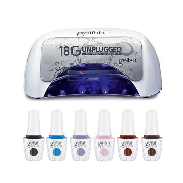 Gelish In Frame Fall Combo - Collection & 18G Light Plus Unplugged - Gel Polish at Beyond Polish