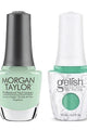 Gelish & Morgan Taylor Combo - A Mint Of Spring - Gel & Lacquer Polish at Beyond Polish