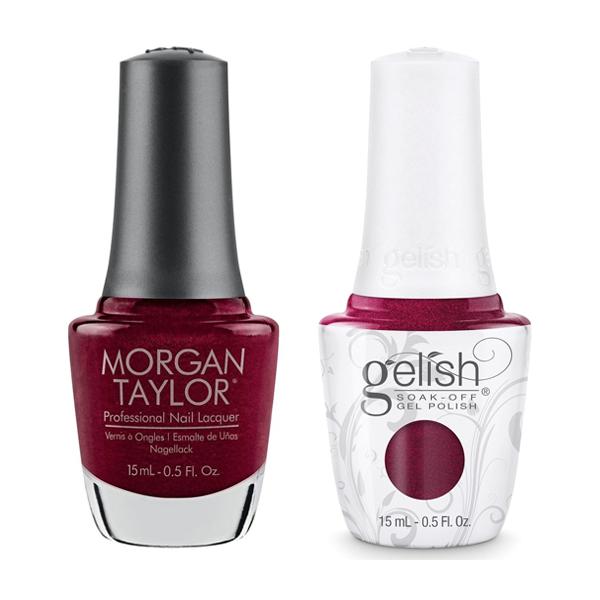 Gelish & Morgan Taylor Combo - A Tale Of Two Nails - Gel & Lacquer Polish at Beyond Polish