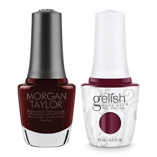 Gelish & Morgan Taylor Combo - A Touch Of Sass - Gel & Lacquer Polish at Beyond Polish