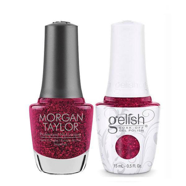 Gelish & Morgan Taylor Combo - All Tied Up… With A Bow - Gel & Lacquer Polish at Beyond Polish