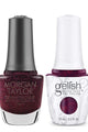 Gelish & Morgan Taylor Combo - Berry Merry Holidays - Gel & Lacquer Polish at Beyond Polish