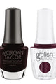 Gelish & Morgan Taylor Combo - Black Cherry Berry - Gel & Lacquer Polish at Beyond Polish