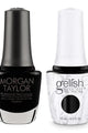 Gelish & Morgan Taylor Combo - Black Shadow - Gel & Lacquer Polish at Beyond Polish