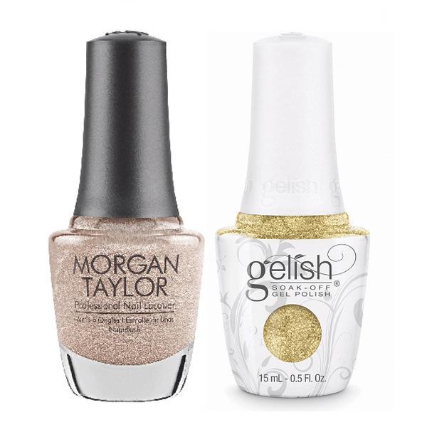 Gelish & Morgan Taylor Combo - Bronzed - Gel & Lacquer Polish at Beyond Polish