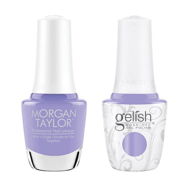 Gelish & Morgan Taylor Combo - Can't Burst My Bubble - Gel & Lacquer Polish at Beyond Polish