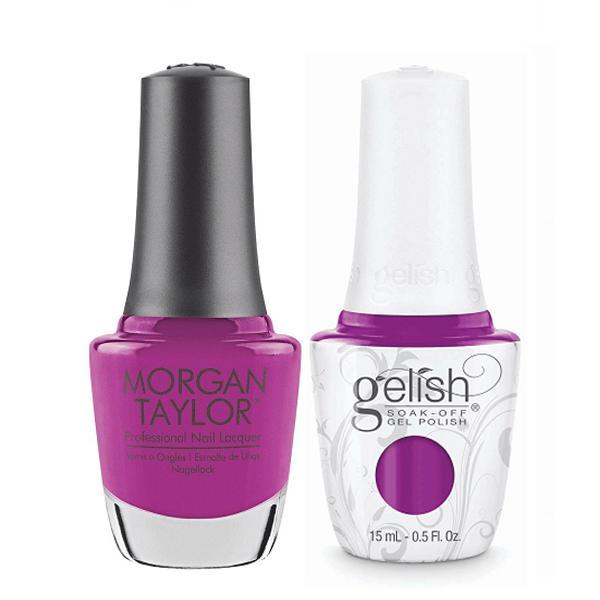 Gelish & Morgan Taylor Combo - Carnaval Hangover - Gel & Lacquer Polish at Beyond Polish