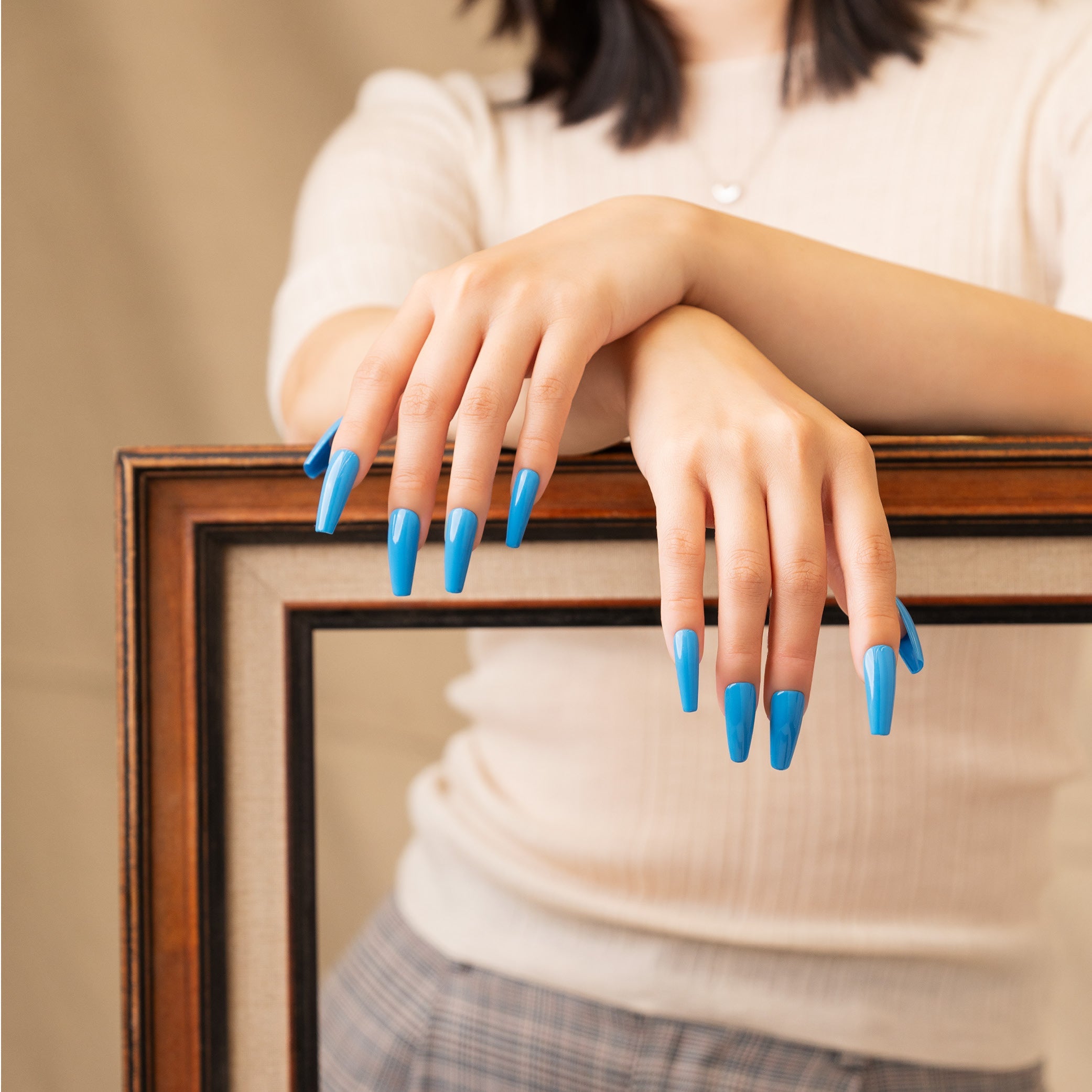 Gelish & Morgan Taylor Combo - I was Framed - Gel & Lacquer Polish at Beyond Polish