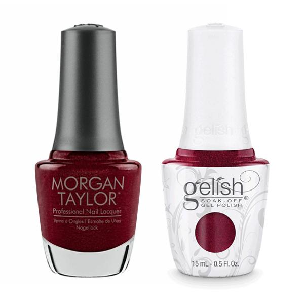 Gelish & Morgan Taylor Combo - I'm So Hot - Gel & Lacquer Polish at Beyond Polish