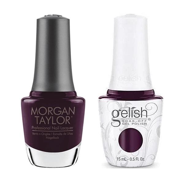 Gelish & Morgan Taylor Combo - Love Me Like A Vamp - Gel & Lacquer Polish at Beyond Polish