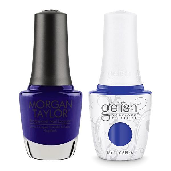 Gelish & Morgan Taylor Combo - Making Waves - Gel & Lacquer Polish at Beyond Polish