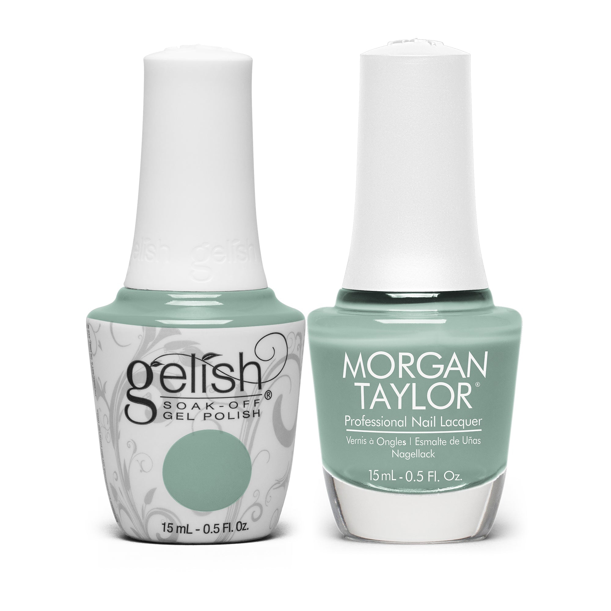 Gelish & Morgan Taylor Combo - Mint For Me - #1940592 - Gel & Lacquer Polish at Beyond Polish