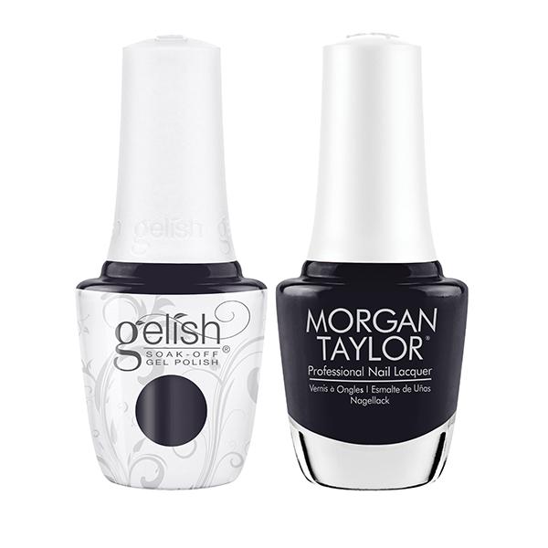 Gelish & Morgan Taylor Combo - Night After Night - Gel & Lacquer Polish at Beyond Polish