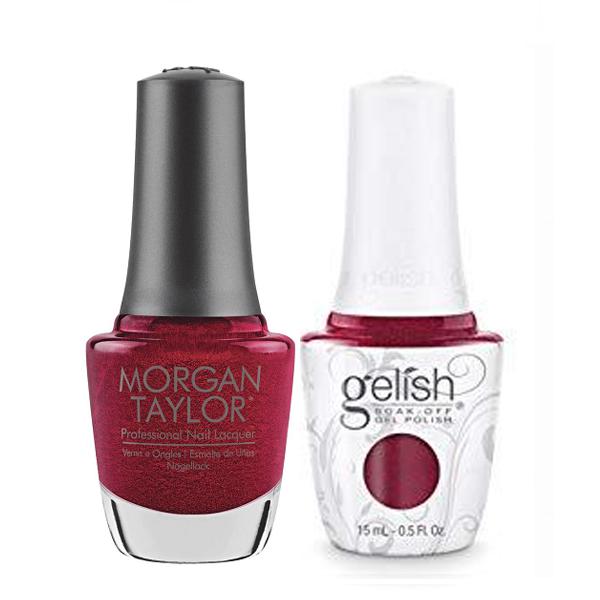 Gelish & Morgan Taylor Combo - Rose Garden - Gel & Lacquer Polish at Beyond Polish