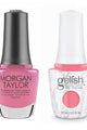 Gelish & Morgan Taylor Combo - Rose-y Cheeks - Gel & Lacquer Polish at Beyond Polish
