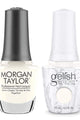 Gelish & Morgan Taylor Combo - Sheek White - Gel & Lacquer Polish at Beyond Polish