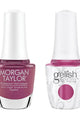 Gelish & Morgan Taylor Combo - Sipping On Serenity - Gel & Lacquer Polish at Beyond Polish