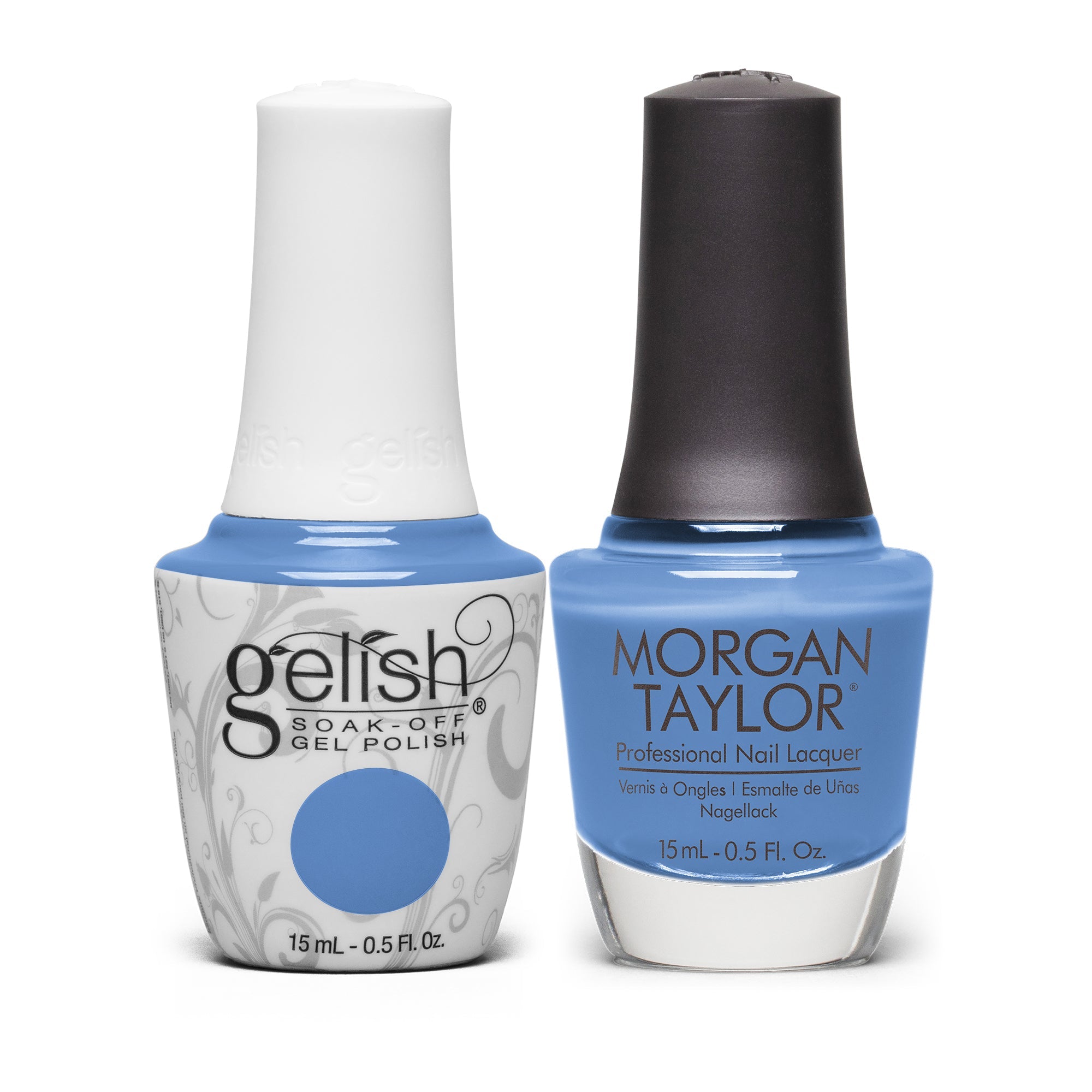 Gelish & Morgan Taylor Combo - Soaring Above It All - Gel & Lacquer Polish at Beyond Polish
