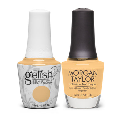 Gelish & Morgan Taylor Combo - Sunny Daze Ahead - Gel & Lacquer Polish at Beyond Polish
