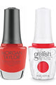 Gelish & Morgan Taylor Combo - Tiger Blossom - Gel & Lacquer Polish at Beyond Polish