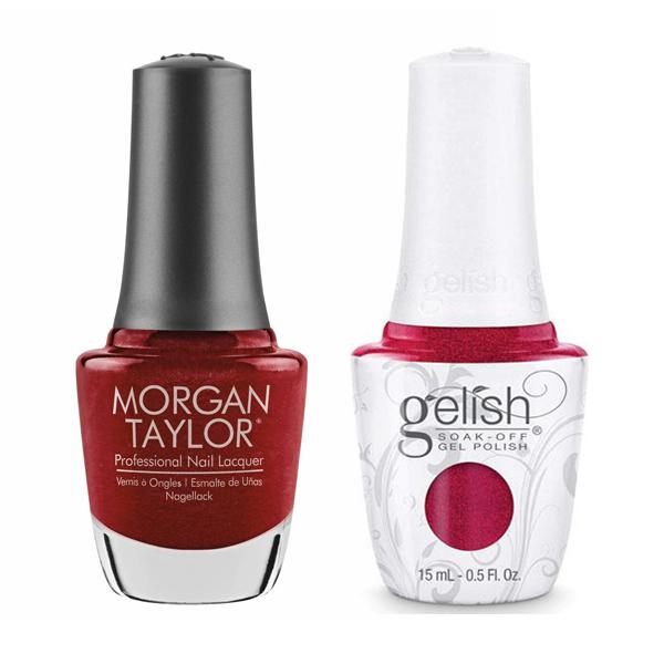Gelish & Morgan Taylor Combo - Wonder Woman - Gel & Lacquer Polish at Beyond Polish