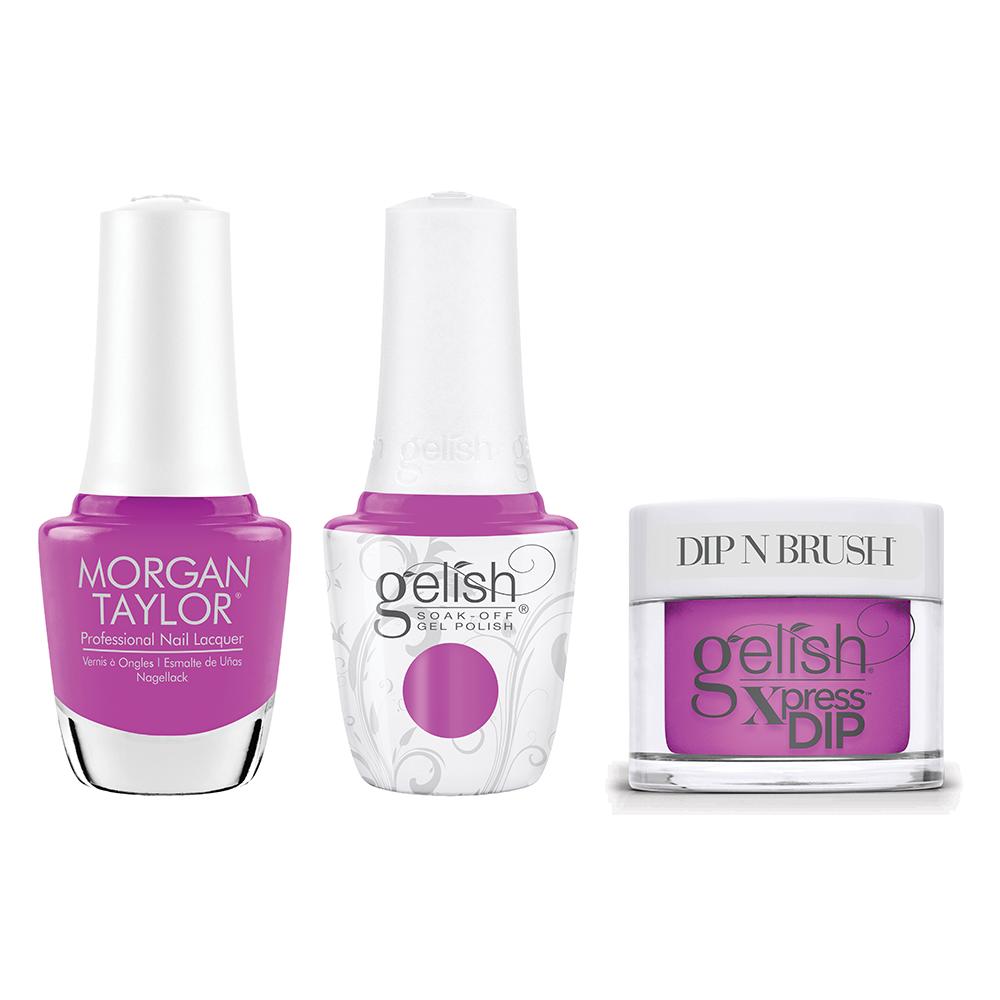Gelish, Morgan Taylor & Dip Combo - Bear-y Juicy - Gel, Lacquer & Dip at Beyond Polish