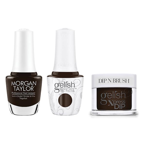 Gelish, Morgan Taylor & Dip Combo - Dark Empress - Gel, Lacquer & Dip at Beyond Polish