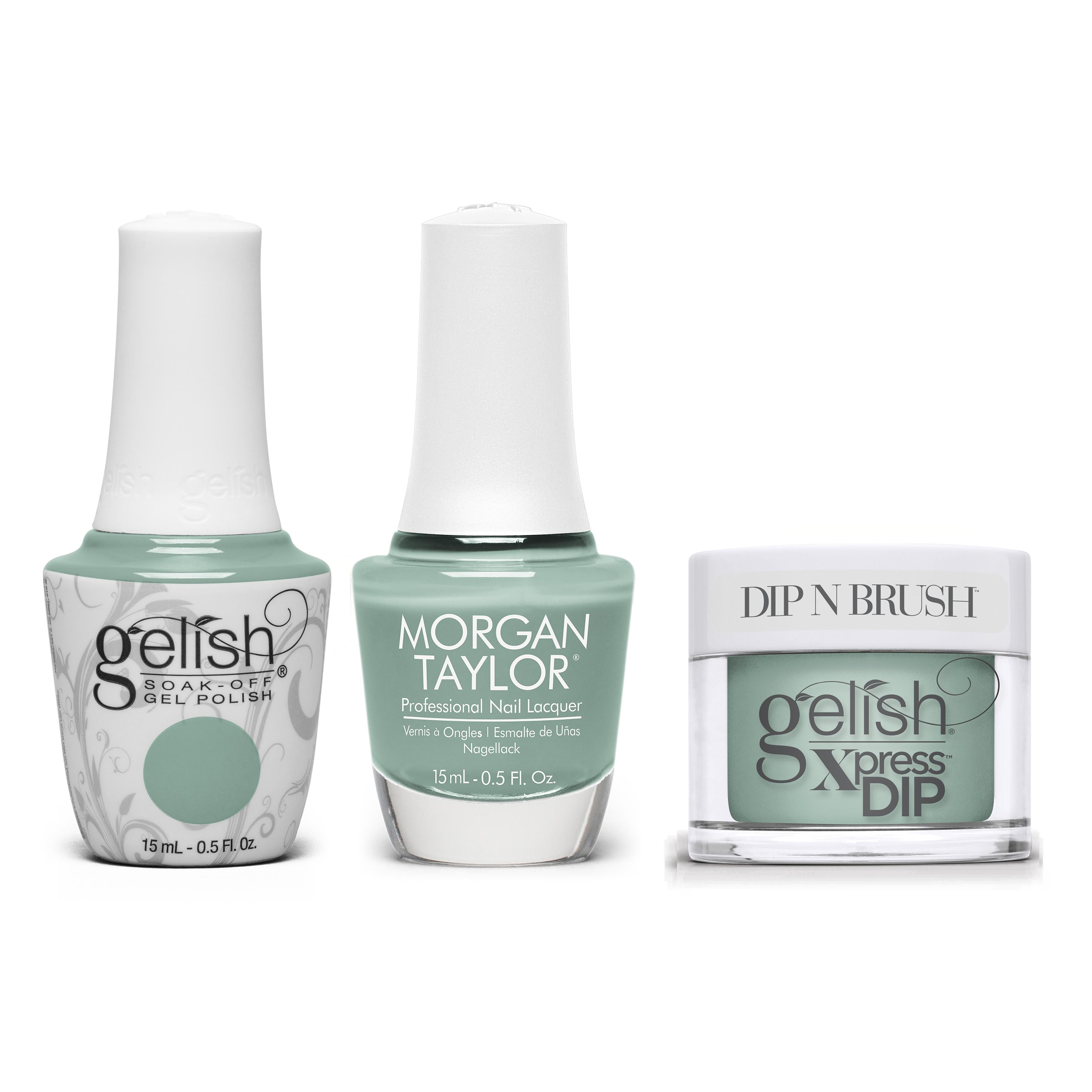 Gelish, Morgan Taylor & Dip Combo - Mint For Me - Gel, Lacquer & Dip at Beyond Polish