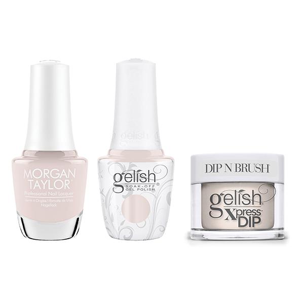 Gelish, Morgan Taylor & Dip Combo - Precious In Petals - Gel, Lacquer & Dip at Beyond Polish