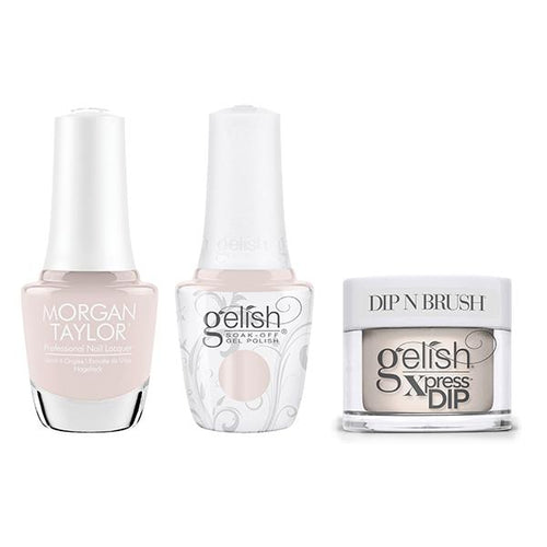 Gelish, Morgan Taylor & Dip Combo - Precious In Petals