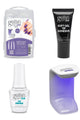 Gelish - Touch Mini Lamp, Tip Primer, Adhesive Tube, & Soft Gel Tips - MEDIUM ROUND - Nail Extensions at Beyond Polish